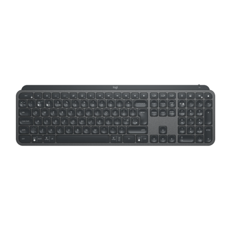 Logitech MX Keys for Business Belaidė klaviatūra RF Wireless+Bluetooth Illuminated, US Int, Graphite