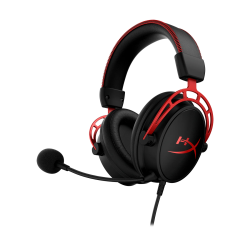 HyperX Cloud Alpha Laidinės žaidimų ausinės 3.5 mm jack, Black-Red