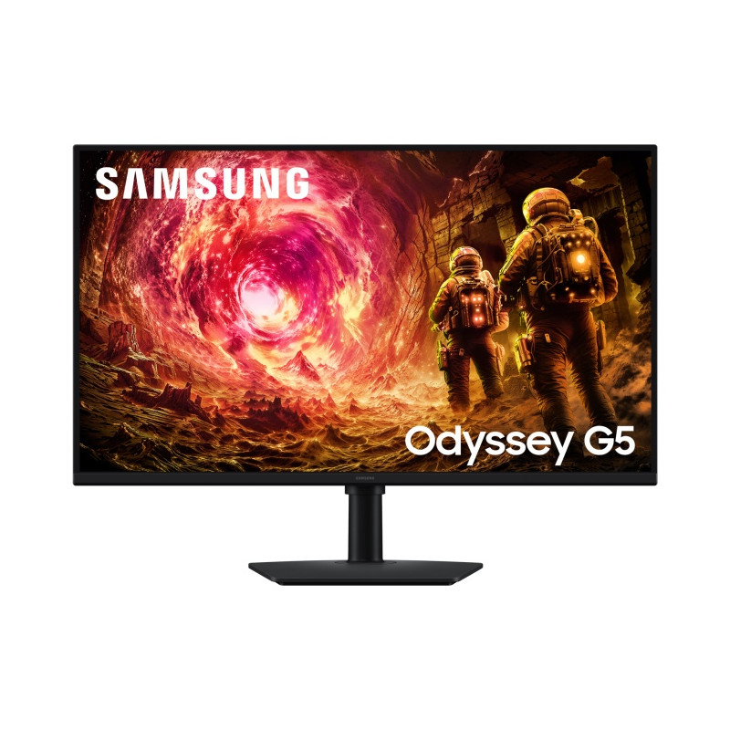 Samsung Odyssey G5 G50F Monitorius 32'' IPS QHD 2560x1440, 1 ms, 300 cd/m2, 180 Hz, Juoda