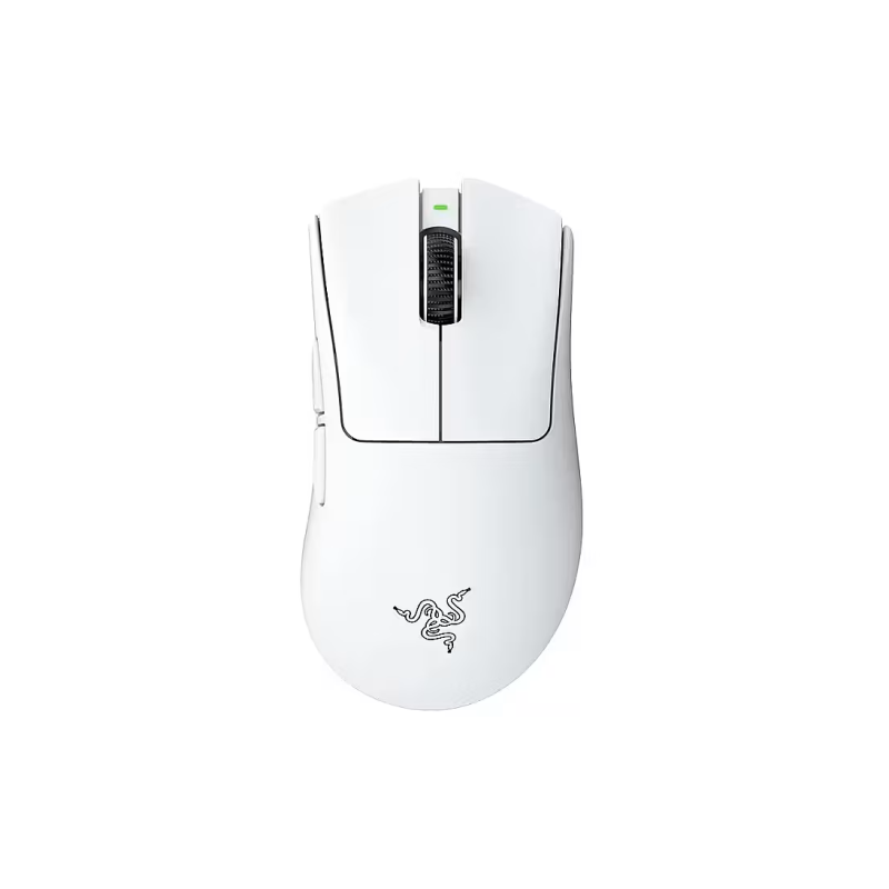 Razer DeathAdder V4 Pro Belaidė žaidimų pelė RF Wireless + USB-A, 45000 DPI, Balta