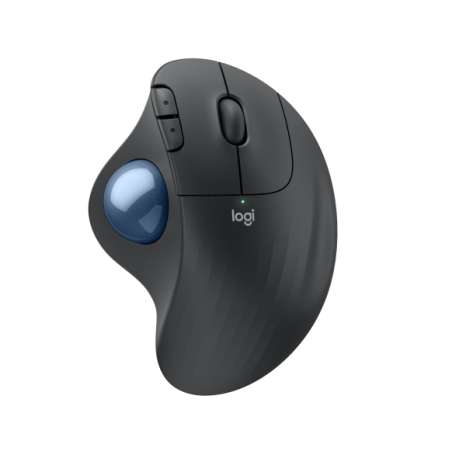 Logitech ERGO M575 Wireless Trackball for Business Belaidė pelė RF Wireless+BT, 2000 DPI, Graphite