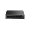 TP-Link LiteWave LS105GP 5-Port Gigabit Desktop Šakotuvas su 4-Port PoE+