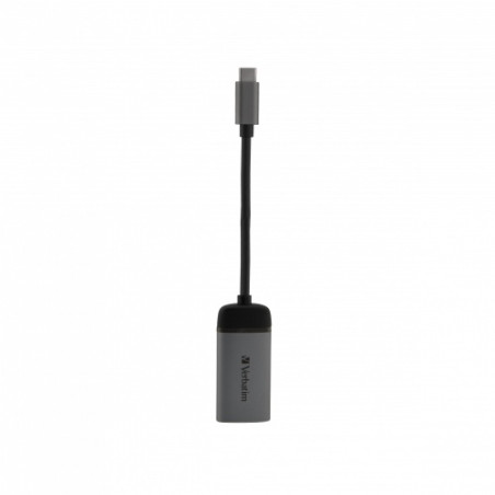 Verbatim 49143 USB-C į HDMI 4K Adapteris, USB 3.1 GEN 1, HDMI 4K (60Hz), 10 cm kabelis, Pilka/Juoda