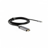 Verbatim 49144 USB-C į HDMI 4K Adapteris, USB 3.1 GEN 1, HDMI 4K (60Hz), 1.5 m kabelis, Pilka/Juoda