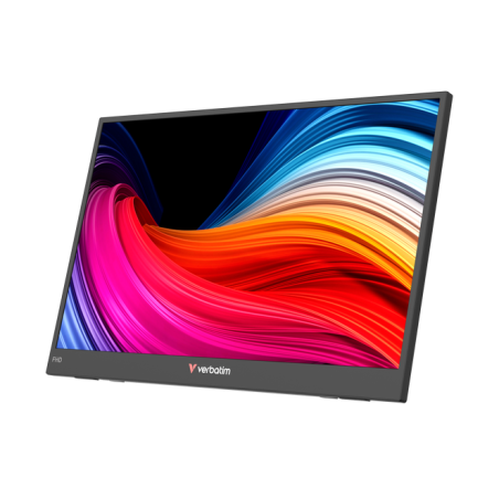 Verbatim 32401 Nešiojamas monitorius LIGHT 15.6'' IPS FHD 1920x1080 10ms 250cd/m2 60Hz, Juoda