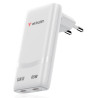Verbatim 32355 Fold 'n' Go GaN Įkroviklis 65W 2-Port, USB-C, EU Plug, Balta