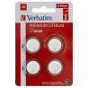 Verbatim 49532 Lithium baterijos CR2025 3V (4 vnt pakuotėje)