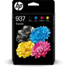 HP 937 CMYK 4-Pack (6C400NE) Rašalinių kasečių komplektas, C/M/Y/BK