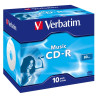 Verbatim 43365 CD-R 80min 16x Audio Music diskai (10 vnt pakuotėje)