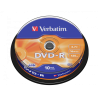 Verbatim 43523 DVD-R AZO 4.7GB 16X Matt Silver Surface diskai (10 vnt pakuotėje)