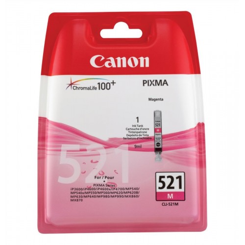 Kasetė Canon CLI-521M MG 505 psl. OEM-RAŠALINĖS KASETĖS