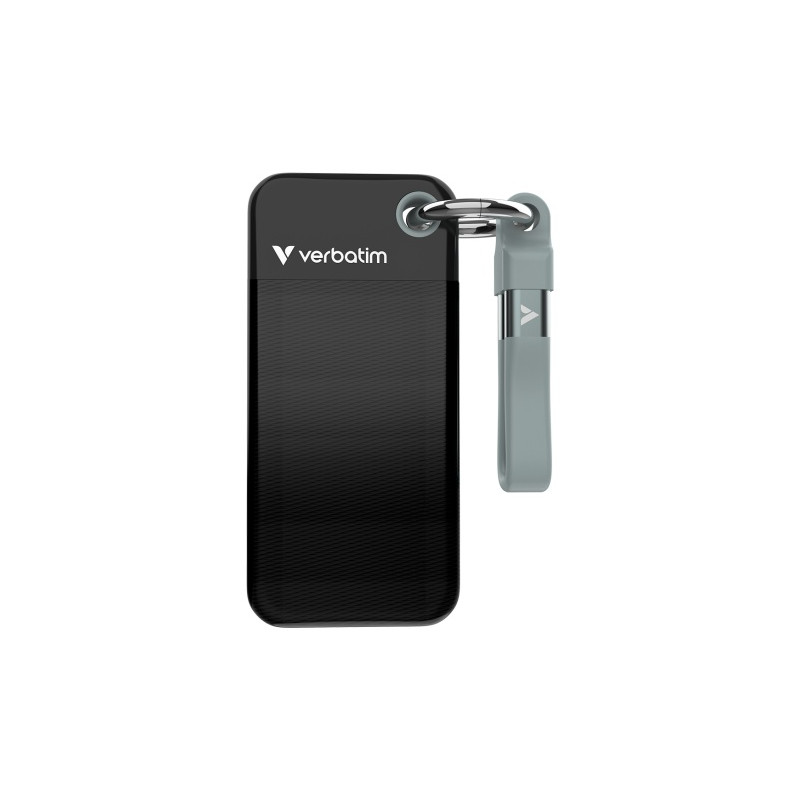 Verbatim 32190 Išorinis SSD diskas 1TB, USB-C 3.2 Gen 2, M.2, iki 1000MB/s, Juoda/Pilka