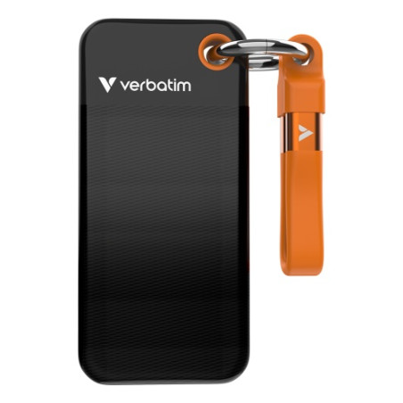 Verbatim 32193 Išorinis SSD diskas 1TB, USB-C 3.2 Gen 2, M.2, iki 1000MB/s, Juoda/Oranžinė