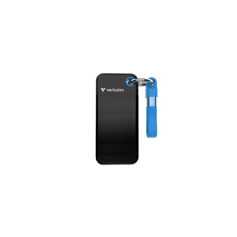 Verbatim 32195 Išorinis SSD diskas 2TB, USB-C 3.2 Gen 2, M.2, iki 1000MB/s, Juoda/Mėlyna