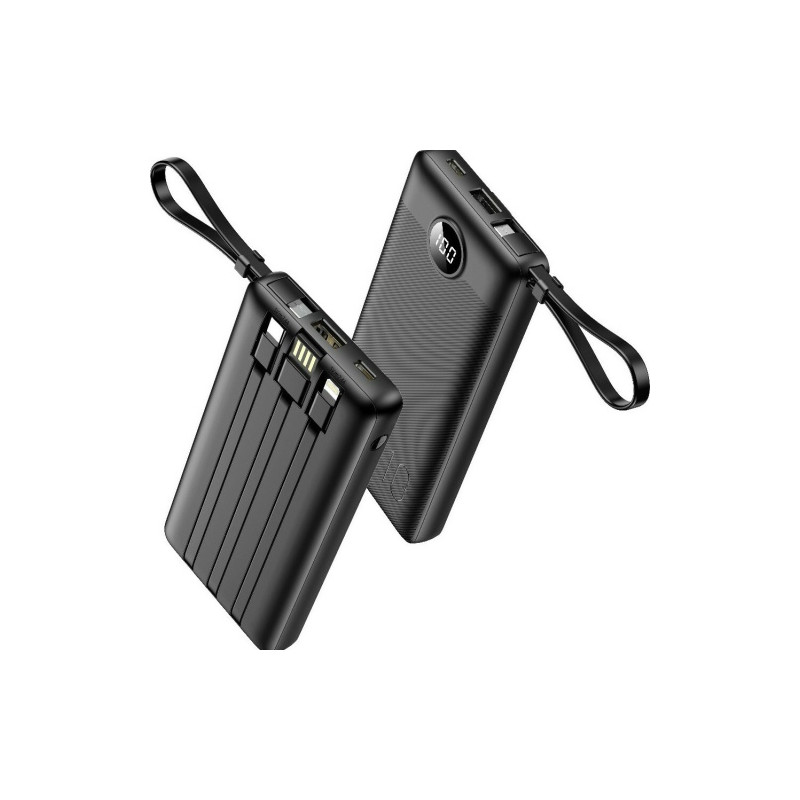 Veger C10 (W1116) Išorinė baterija (Power Bank) 10000mAh, 5V 2A, Juoda