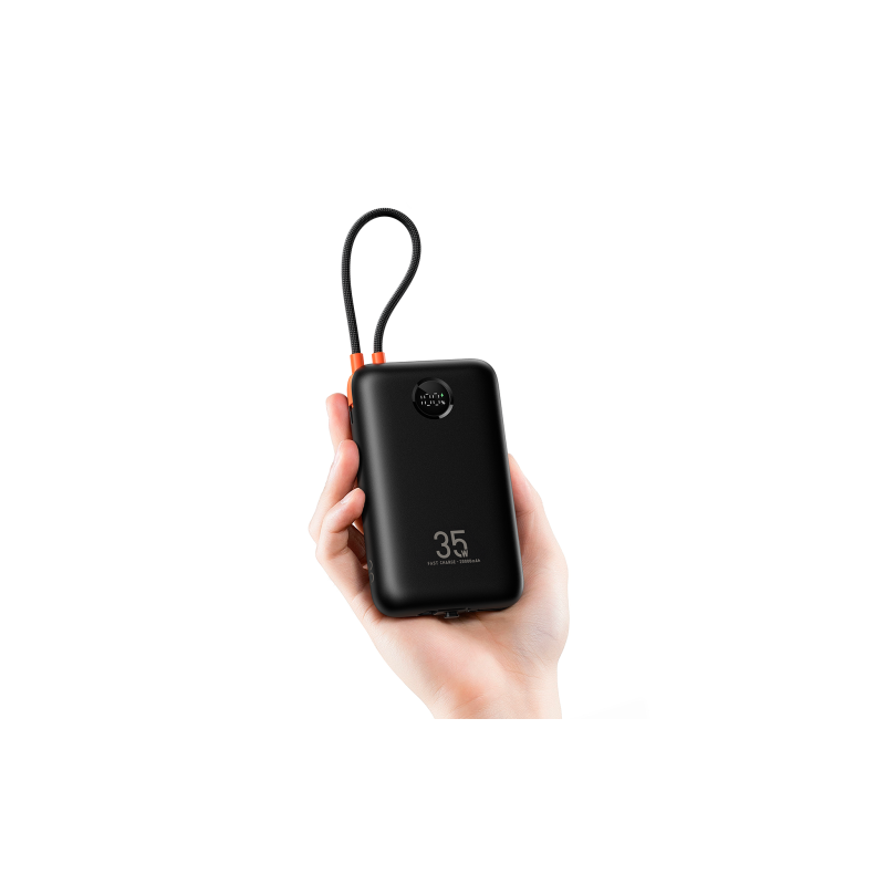Veger K2 (W2068) Išorinė baterija (Power Bank) 20000mAh, 35W PD, Juoda