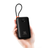 Veger K2 (W2068) Išorinė baterija (Power Bank) 20000mAh, 35W PD, Juoda