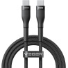 Veger Kabelis USB-C to USB-C PD 48V 5A 240W CC03 1.5m, Juoda