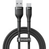 Veger Kabelis USB-A to USB-C PD 11V 6A 66W AC04 1.2m, Juoda