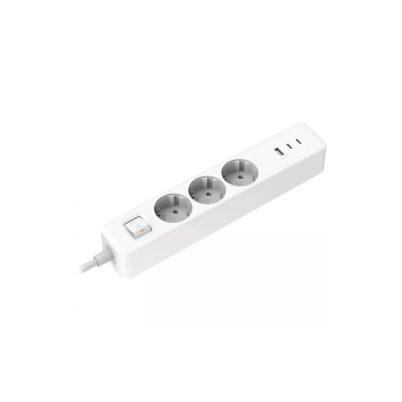 Xiaomi XMCXB01EU 20W Power Strip (2C1A) ilgintuvas 1.4m, EU, Balta