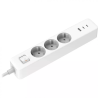Xiaomi XMCXB01EU 20W Power Strip (2C1A) ilgintuvas 1.4m, EU, Balta