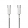 Xiaomi 3A Braided USB-C to USB-C Kabelis 1m, Balta