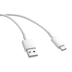Xiaomi 3A USB-A to USB-C Cable 1m, Balta