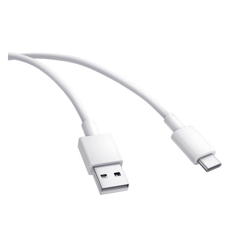 Xiaomi 3A USB-A to USB-C Cable 1m, Balta