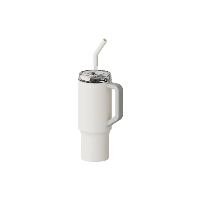 Xiaomi XMXGB01PL Straw Mug 1L Termo gertuvė, 316L stainless steel, Balta