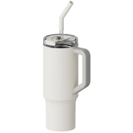 Xiaomi XMXGB01PL Straw Mug 1L Termo gertuvė, 316L stainless steel, Balta