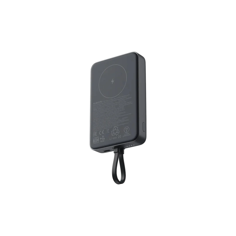 Xiaomi 33W Magnetic Išorinė baterija (Power Bank) 10000mAh, integruotas kabelis, Pilka