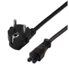 EXTRA DIGITAL CC360291 Maitinimo kabelis CEE 7/7 (Type-F) to C5, 2 m, Juoda