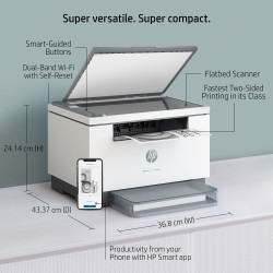 HP LaserJet MFP M234dw Spausdintuvas lazerinis Nespalvotas A4 29ppm Wi