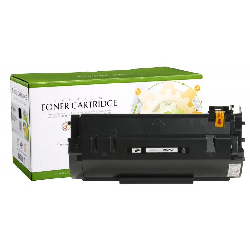 Static Control Lazerinė kasetė juoda, suderinama su Lexmark 502X (50F2X00)