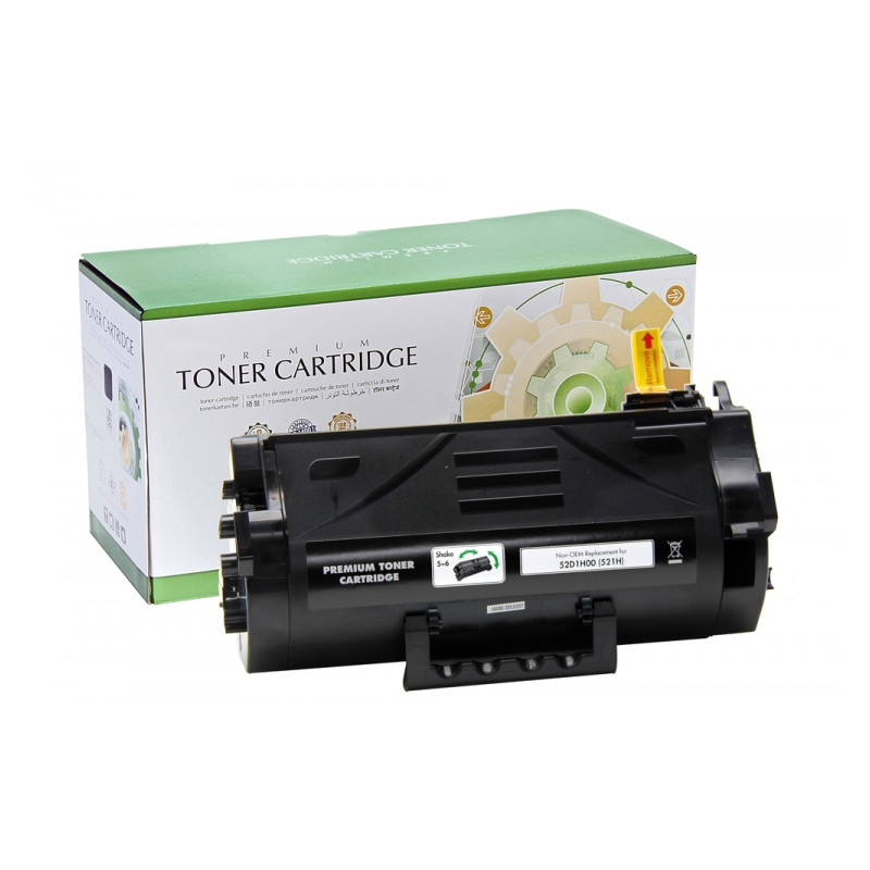 Static Control Lazerinė kasetė juoda, suderinama su Lexmark 522X (52D2X00)