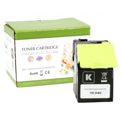 Static Control Lazerinė kasetė juoda, suderinama su Lexmark 702HK (70C2HK0)