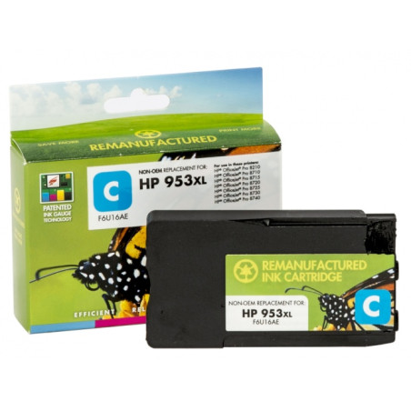 Static Control Rašalinė kasetė Žydra (New chip), suderinama su HP 953XL (F6U16AE)