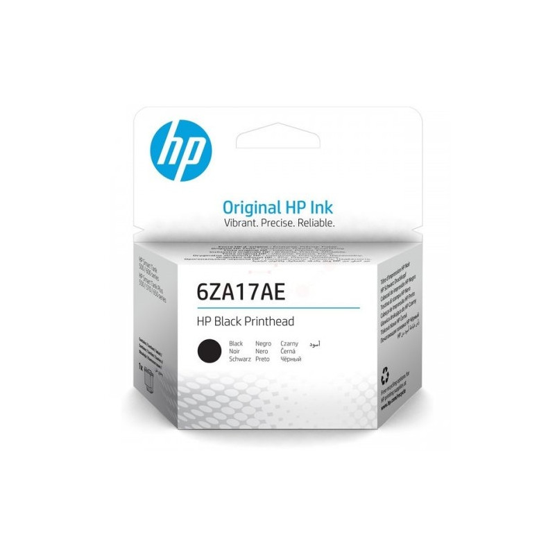 HP 6ZA17AE Rašalinė spausdinimo galvutė, Juoda