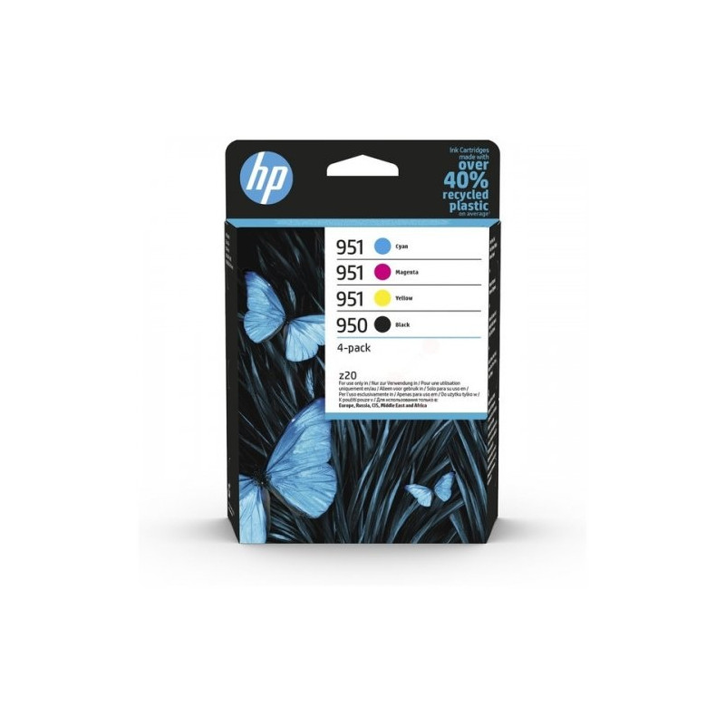 HP 950/951 4-pack (6ZC65AE) Rašalinių kasečių komplektas, BK/C/M/Y