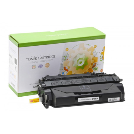Static Control Lazerinė kasetė juoda, suderinama su HP 80X (CF280X)
