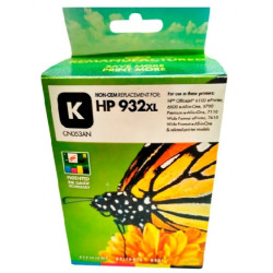 Static Control Rašalinė kasetė juoda, suderinama su HP 932XL (CN053AE)