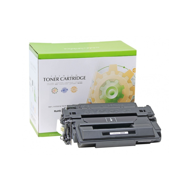 Static Control Lazerinė kasetė juoda, suderinama su HP 55X (CE255X)