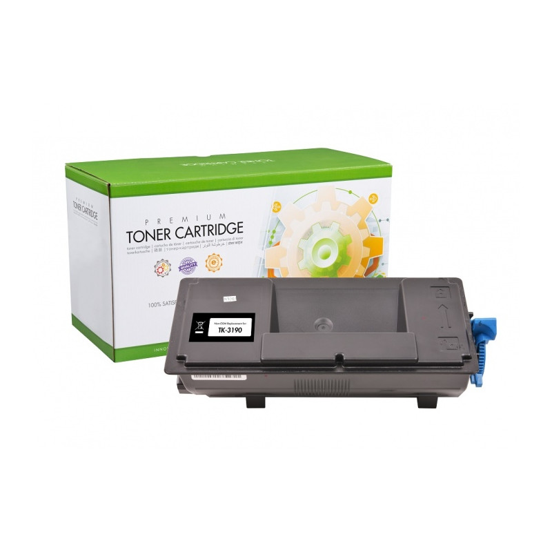 Static Control Lazerinė kasetė juoda, suderinama su Kyocera TK-3190