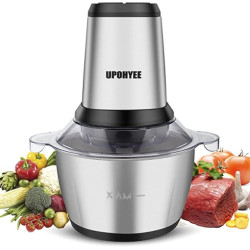Ecost prekė po grąžinimo AMZCHEF Hachoir ?‰lectrique avec Moteur Puissant et Bol en Acier INOX 2L, 2