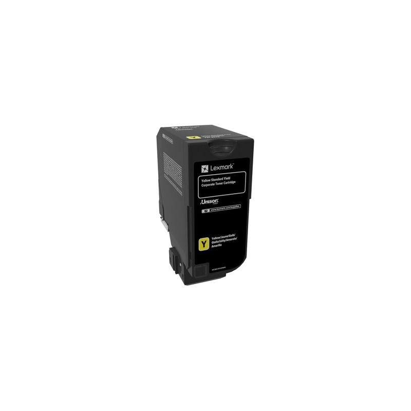 Lexmark 74C2SY0 Lazerinė kasetė, Geltona