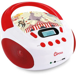 Ecost prekė po grąžinimo, Metronic CD/MP3 radijas raudona/balta