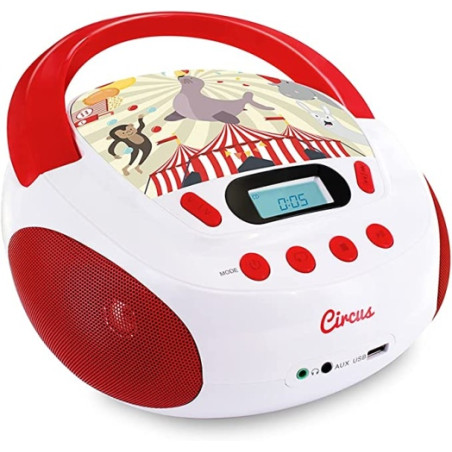 Ecost prekė po grąžinimo, Metronic CD/MP3 radijas raudona/balta