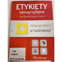 Ecost prekė po grąžinimo, V1 Trade lipnios spausdinamos etiketės, 100 lapų