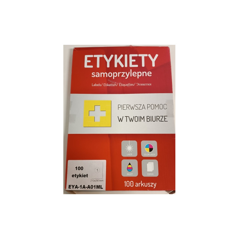 Ecost prekė po grąžinimo, V1 Trade lipnios spausdinamos etiketės, 100 lapų