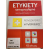 Ecost prekė po grąžinimo, V1 Trade lipnios spausdinamos etiketės, 100 lapų